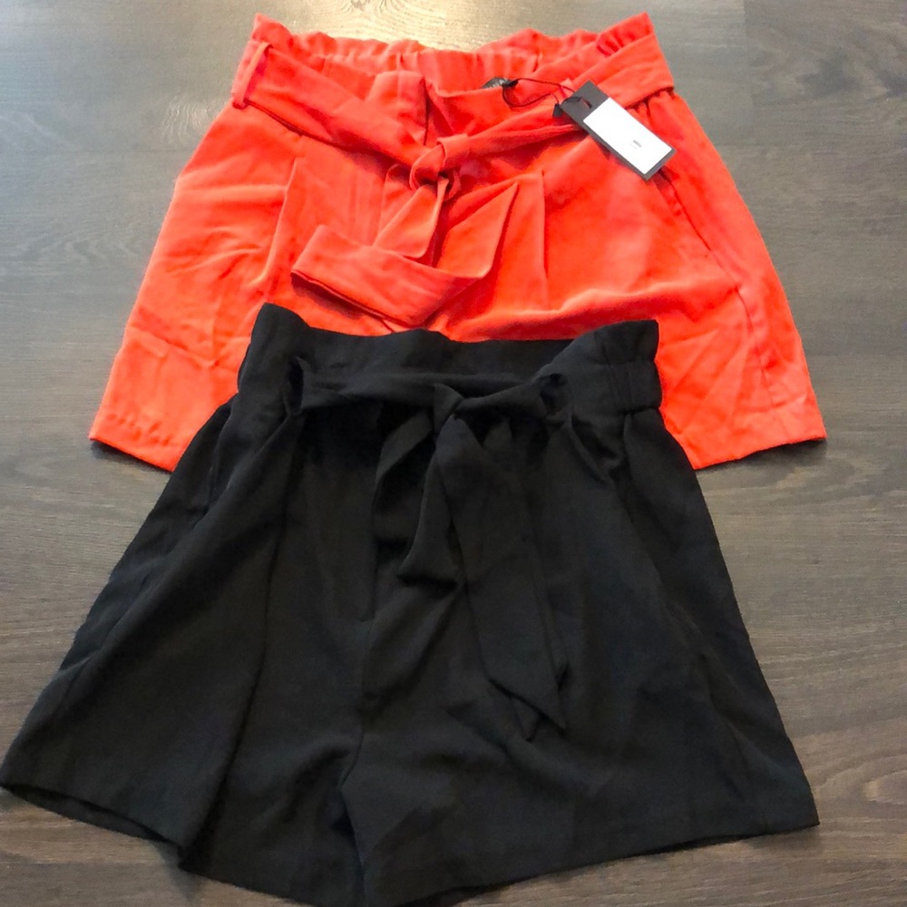 Dynamite paper bag shorts, elastic waist, smooth material and never worn!